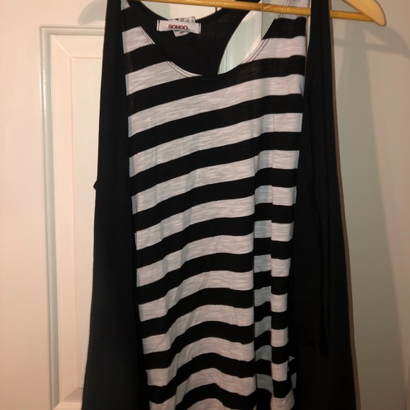 Striped Tank Top With Vest - Picture 3 of 4
